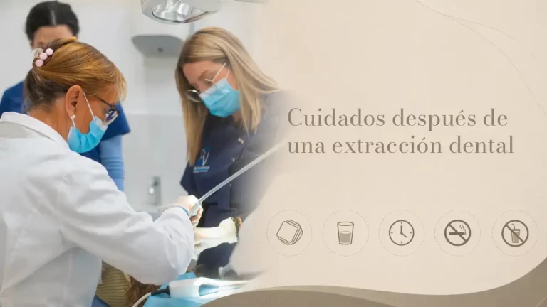 Cuidados después de una extracción dental